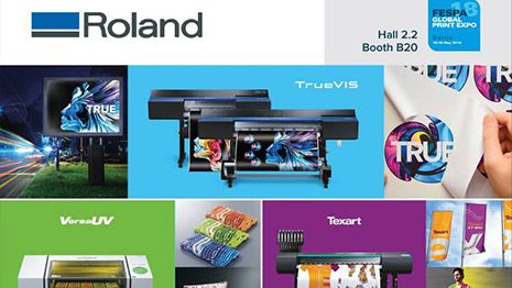 Η Roland DG θα επιδείξει προηγμένες λύσεις εκτύπωσης και κοπής και UV-LED λύσεις στη FESPA 2018