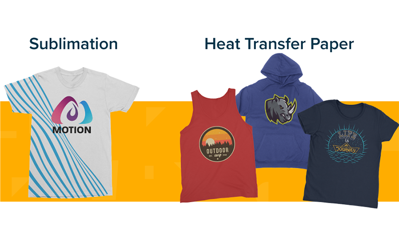Θερμομεταφορά VS Sublimation Printing